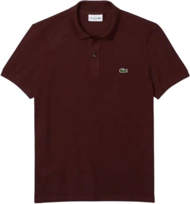 Lacoste Slim Fit Polo Shirt Stijl ID: L1212-Bzd Paars Heren