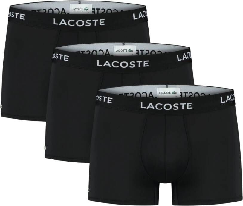 Lacoste 3 Pack Boxershorts 5H9623 031 Black Heren