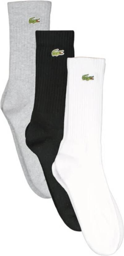 Lacoste Sokken met stretch set van 3 paar