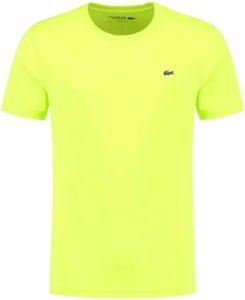Lacoste Sport Logo T-Shirt Senior Lime Geel Heren