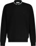 Lacoste Sportieve Logo Sweatshirt Black Heren - Thumbnail 1