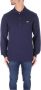 LACOSTE Heren Polo's & T-shirts 1hp2 Men Long Sleeved Best Polo Donkerblauw - Thumbnail 12