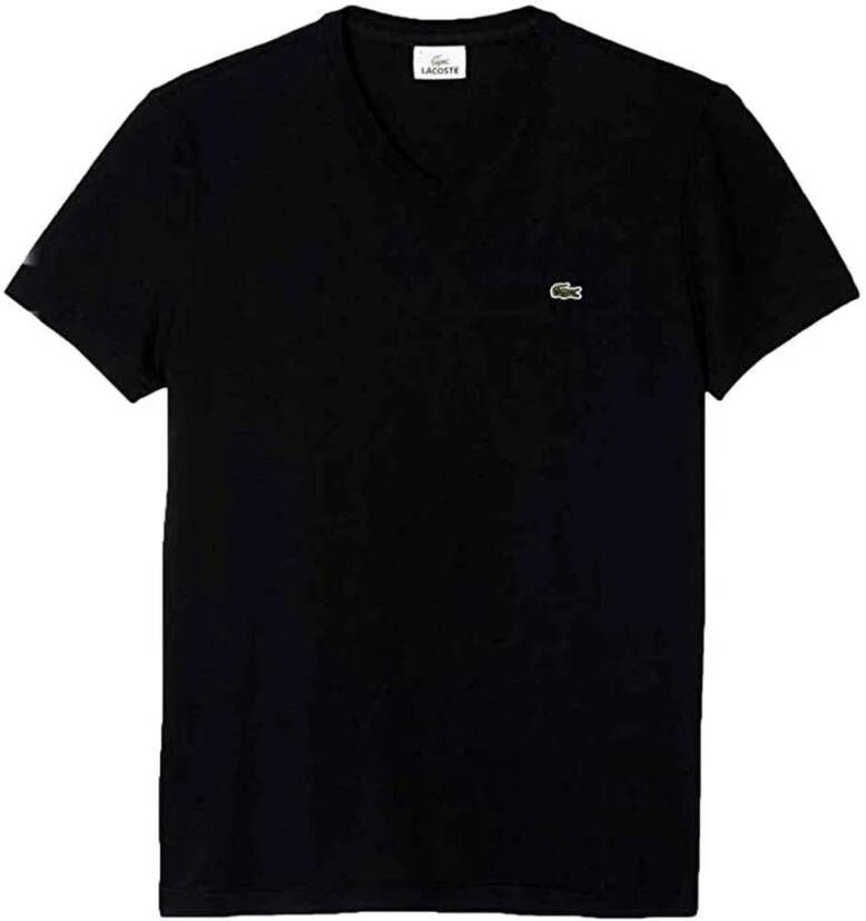 Lacoste Stijlvolle Heren T-Shirts Collectie Zwart Heren
