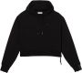 Lacoste Dames Hoodie met Verstelbare Capuchon en Duimgaten Zwart Dames - Thumbnail 2