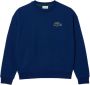 Lacoste Blauwe Krokodil Badge Sweater Blue Heren - Thumbnail 1