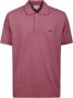 Lacoste Stijlvolle Roze Katoenen Polo Shirt Roze Heren - Thumbnail 1