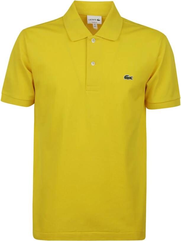 Lacoste Stijlvolle Gele Polo Shirt voor Heren Yellow Heren