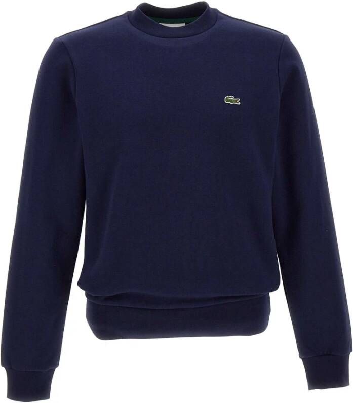 Lacoste Trui met ronde hals gemakkelijk te onderhouden duurzame katoenmix met wolaandeel - Foto 20