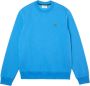 Lacoste Turquoise Crewneck Basic Sweatshirt Blue Heren - Thumbnail 1