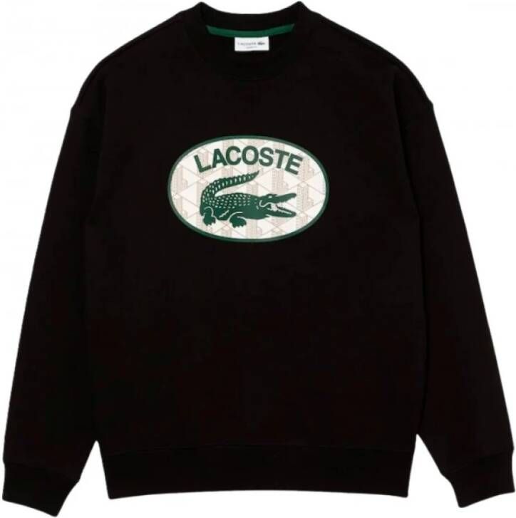 Lacoste Sweatshirt Zwart Heren