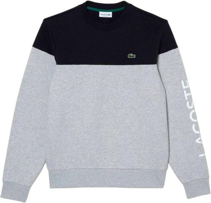Lacoste Sweatshirt met labelprint model 'COLOUR BLOCK CREW'