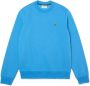 Lacoste Turquoise Crewneck Basic Sweatshirt Blue Heren - Thumbnail 2