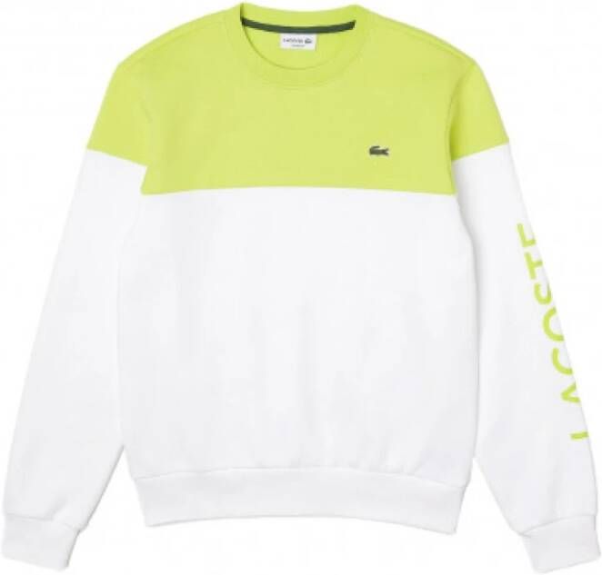 Lacoste Sweatshirt met labelprint model 'COLOUR BLOCK CREW'