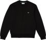 Lacoste Zwarte Heren Sweatshirt met Geribbelde Zoom en Manchetten Black Heren - Thumbnail 3