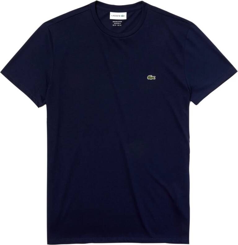 Lacoste T -shirt Blauw Heren
