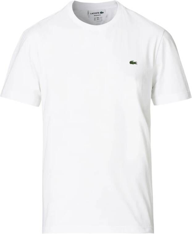 Lacoste Witte T-shirts en Polos met geborduurd logo White Heren - Foto 10