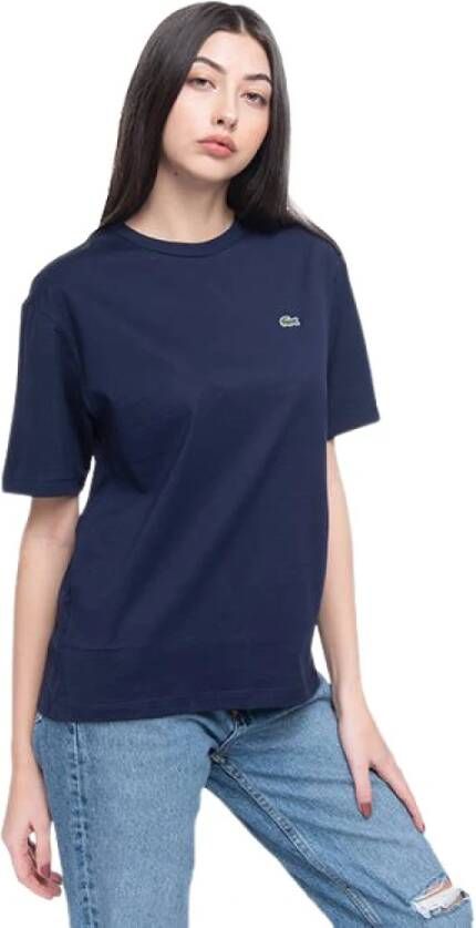 Lacoste T -shirt tf5441 166 Blauw Dames