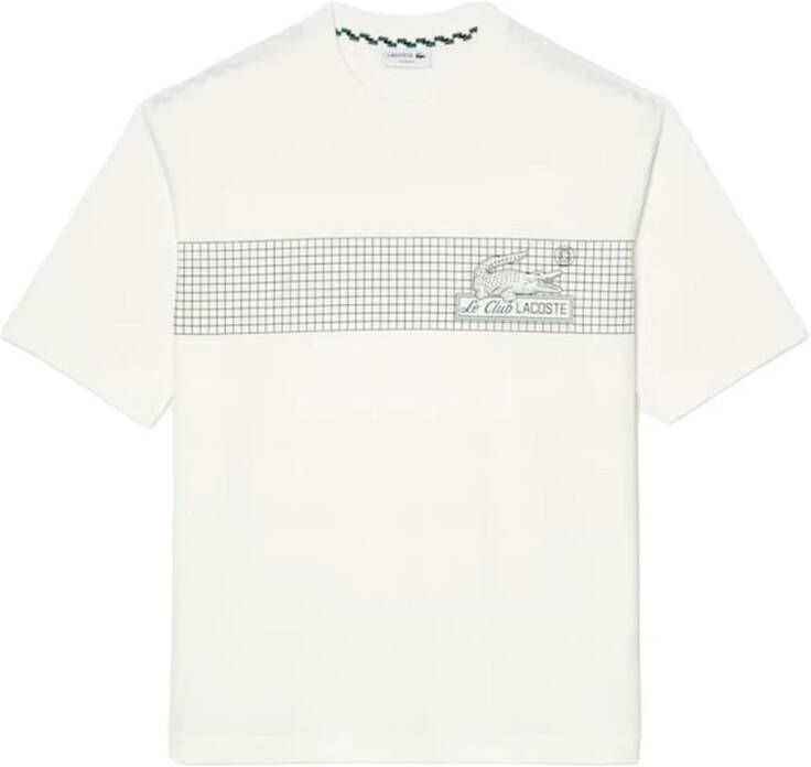 Lacoste Ruimvallend Heren T-Shirt Th5590 White Heren