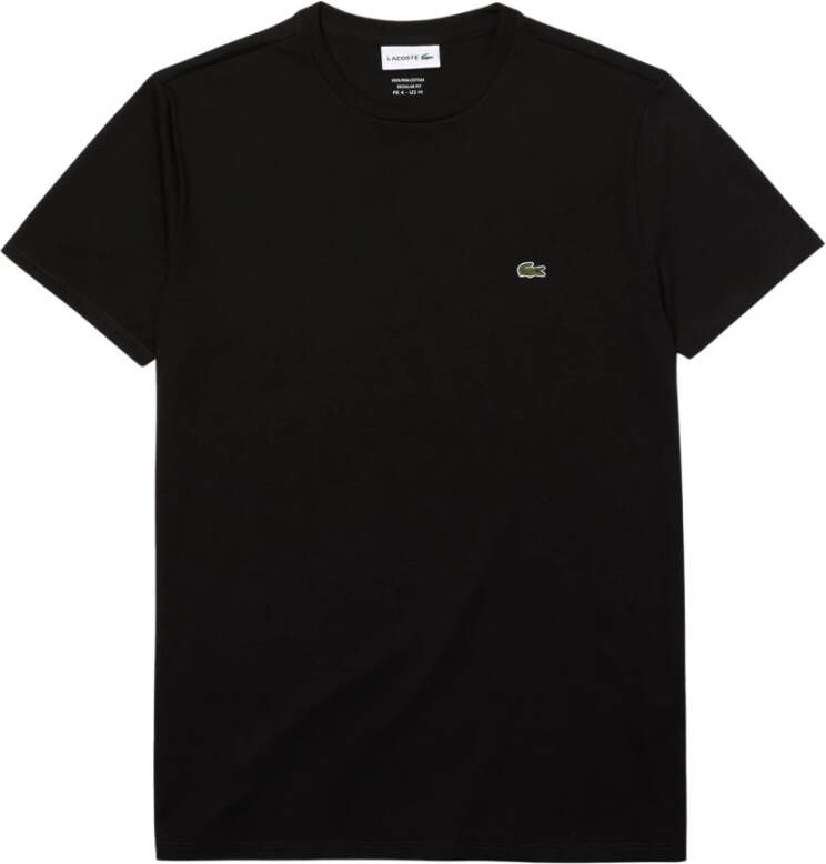 Lacoste T-Shirt Zwart Heren
