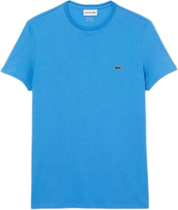 Lacoste T-shirts Blauw Heren