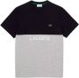 Lacoste T-shirt met logopatch model 'COLOUR BLOCK' - Thumbnail 2
