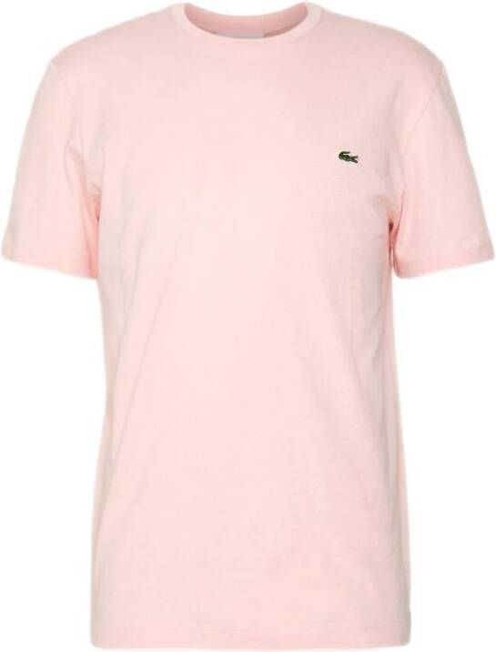Lacoste Regular fit T-shirt met labelpatch