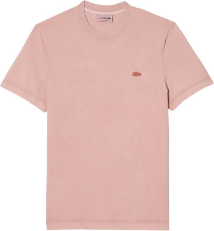 Lacoste T-Shirts Roze Heren