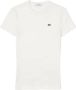 Lacoste Casual Katoenen T-shirt voor vrouwen White Dames - Thumbnail 1