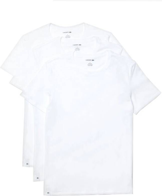 Lacoste Essentials Basic Crew Shirt Heren (3-pack)