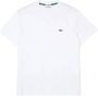 Lacoste Klassiek Unisex T-Shirt met Micro Logo White Heren - Thumbnail 1