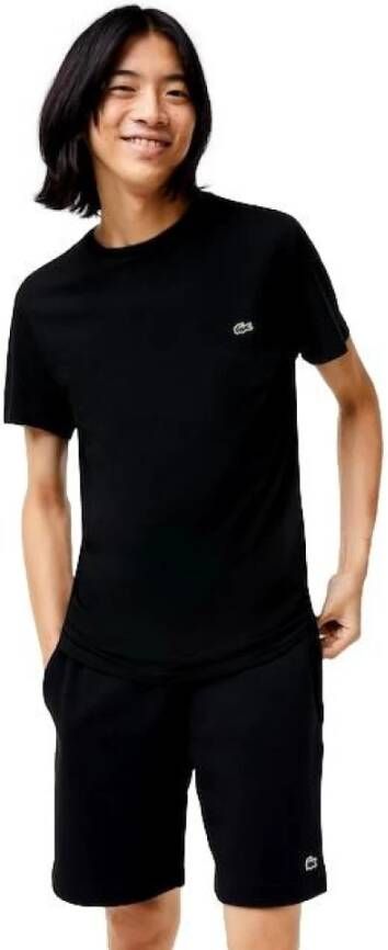 Lacoste T-Shirts Zwart Heren
