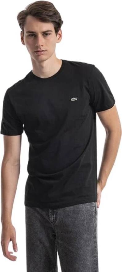 Lacoste Short Sleeved Crew Neck T-shirts Kleding black maat: S beschikbare maaten:S M L XL XXL - Foto 13