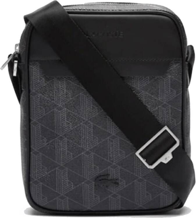 Lacoste Schoudertas met all-over motief