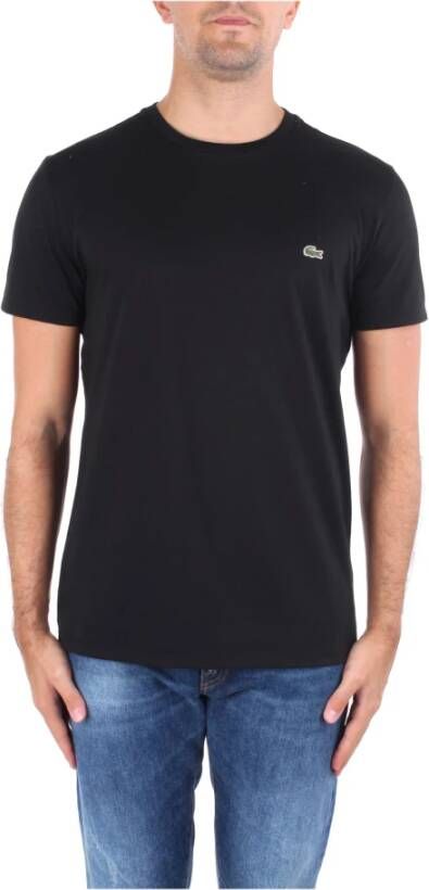Lacoste Th6709 T-shirt Zwart Heren