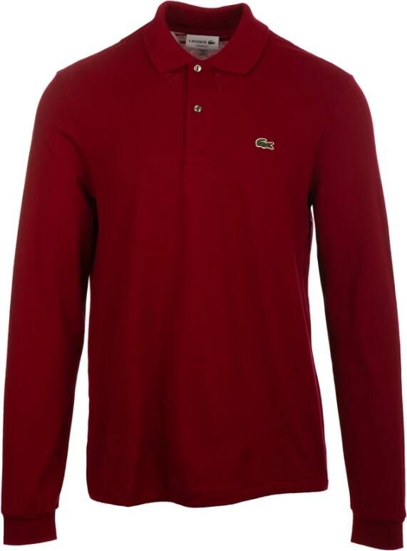 Lacoste Tops met lange mouwen Rood Heren