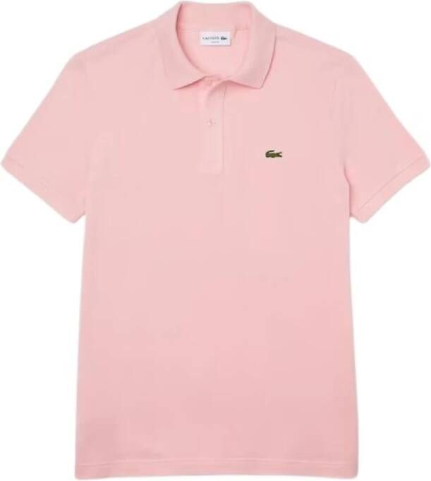 Lacoste Polo Shirts Roze Heren