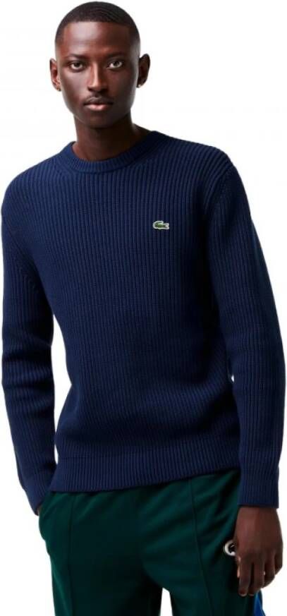 Lacoste Truien met ronde hals Blauw Heren