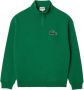 Lacoste Heren Loose Fit Sweatshirt met Hoge Kraag en Ritssluiting Green Heren - Thumbnail 1