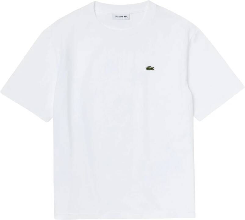 Lacoste Urban Boy Fit Crewneck T-Shirt White Dames