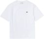 Lacoste Urban Boy Fit Crewneck T-Shirt White Dames - Thumbnail 1