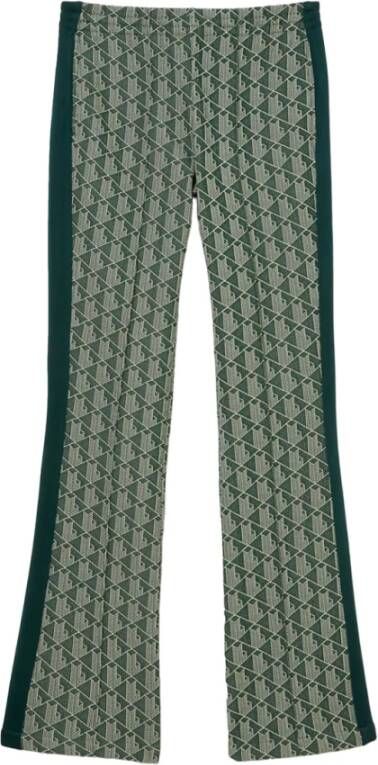 Lacoste Flared cut broek met all-over motief