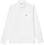 Lacoste Witte Linnen Overhemd voor Heren White Heren - Thumbnail 3