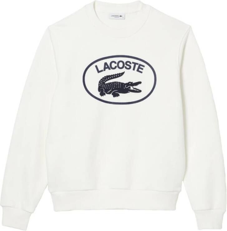 Lacoste Witte Trainingsshirt Wit Dames