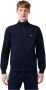Lacoste Navyblauwe Katoenen Sweatshirt met Hoge Kraag en Ritssluiting Blauw Heren - Thumbnail 5