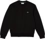 Lacoste Zwarte Casual Sweater met Geribbelde Zoom en Manchetten Black Heren - Thumbnail 2