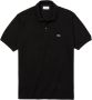 Lacoste Logo Patch Klassieke Kraag Knoopsluiting Korte Mouwen T-shirts en Polos Black Heren - Thumbnail 4