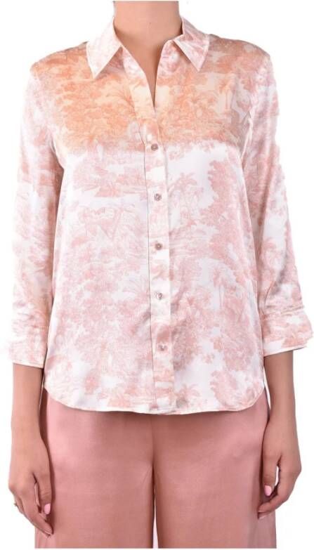 L'Agence Zijden Overhemden Collectie Pink Dames