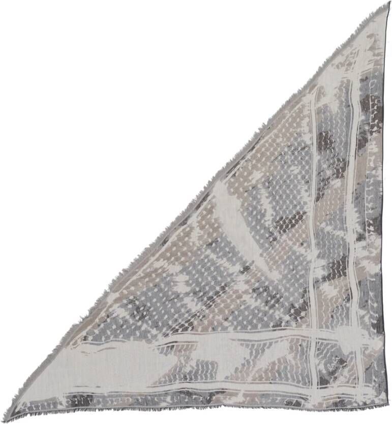 Lala Berlin Amalin Woestijn Driehoekssjaal Beige Dames