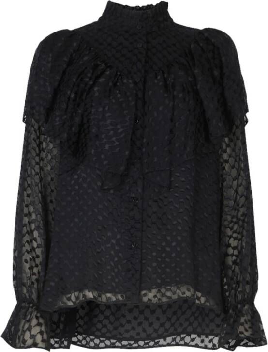 Lala Berlin Blouse overhemd Zwart Dames