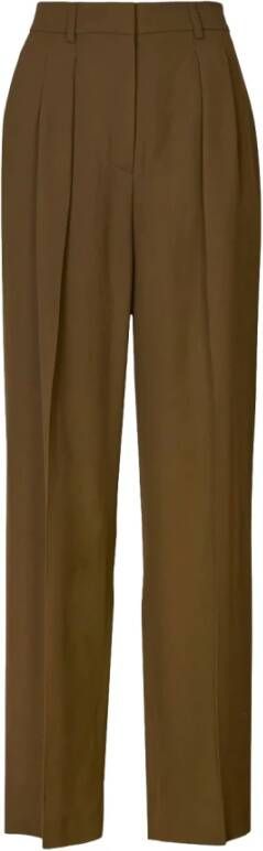 Lala Berlin Cederhoge taille chino`s Bruin Dames